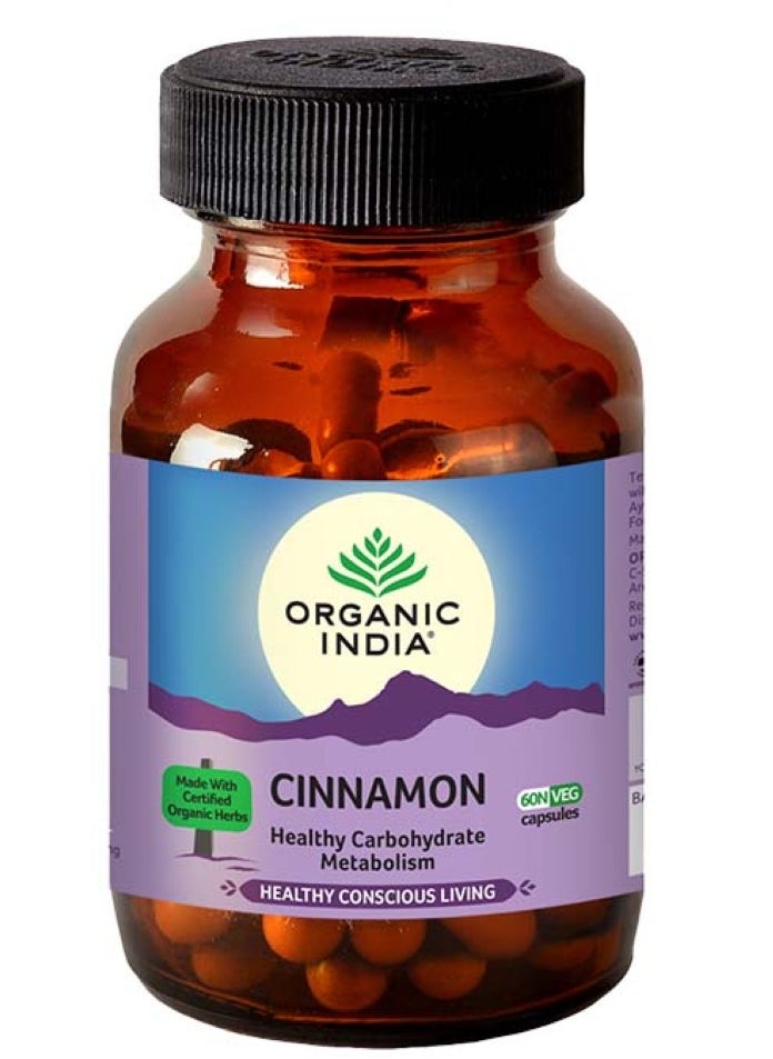 Organic India Cinnamon Capsule 90's