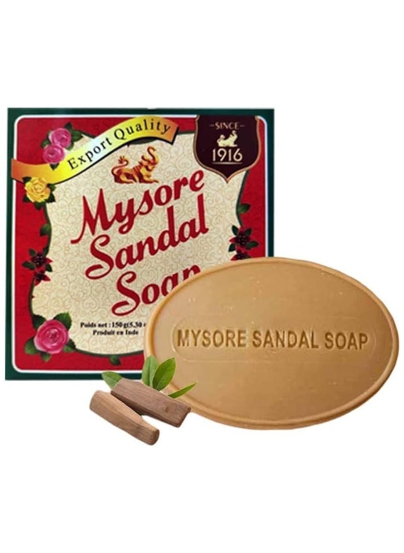 Sandalwood Oil Sandal Soap Beige 150grams (Pack of 6)