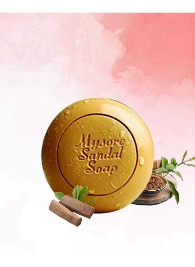 Sandalwood Oil Sandal Soap Beige 150grams (Pack of 6)