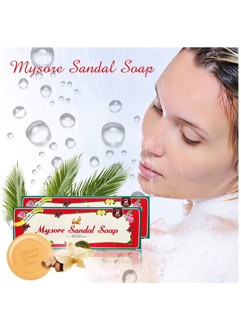 Sandalwood Oil Sandal Soap Beige 150grams (Pack of 6)