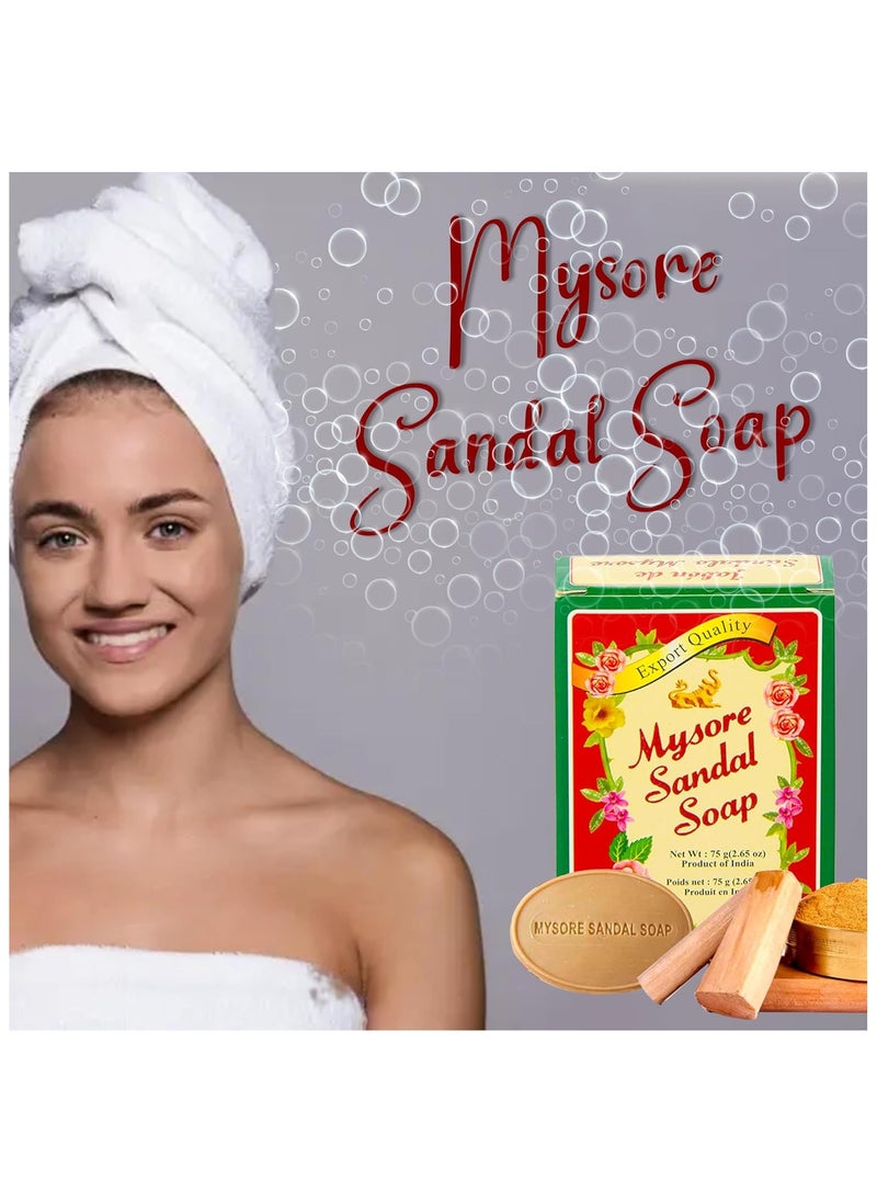 Pure Sandalwood Soap Beige 75gm (Pack of 12)