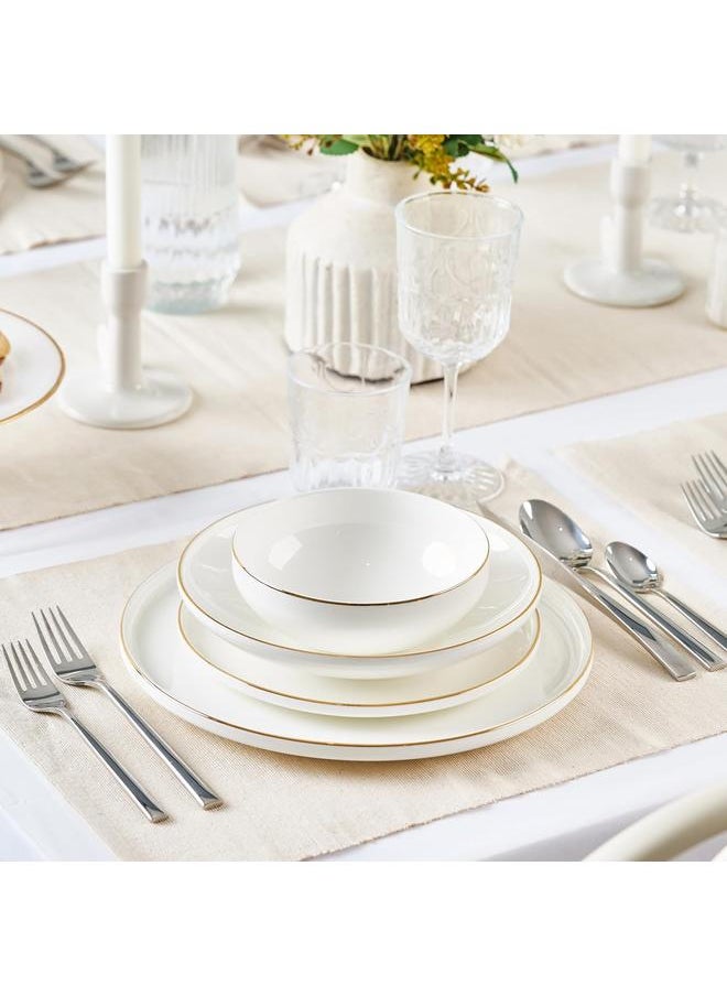 Divitis Home Sirius Silverware Set 20 Piece, 18/10 Stainless Steel Set for 4 (Dinner Spoons, Dinner Forks, Salad Forks, Dinner Knives, Teaspoons), Flatware Set, Cutlery Set, Forks and Spoons Set