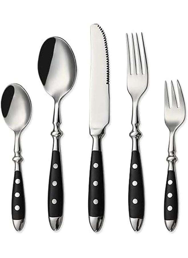 stainless steel forged flatware Stainless Steel Cutlery Set with bakelite handle 20 Piece spoon fork knife tableware set
