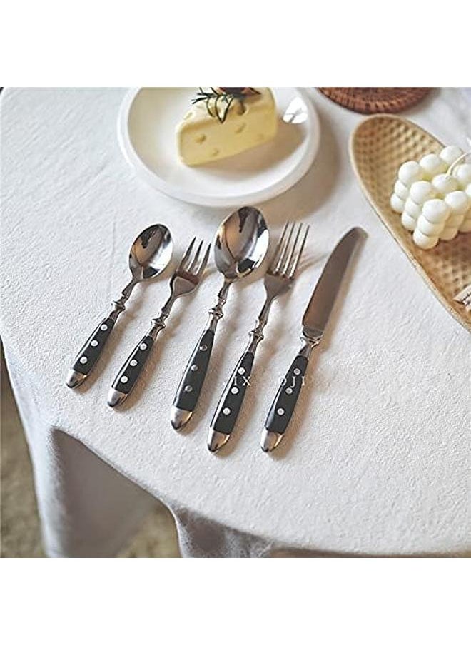 stainless steel forged flatware Stainless Steel Cutlery Set with bakelite handle 20 Piece spoon fork knife tableware set
