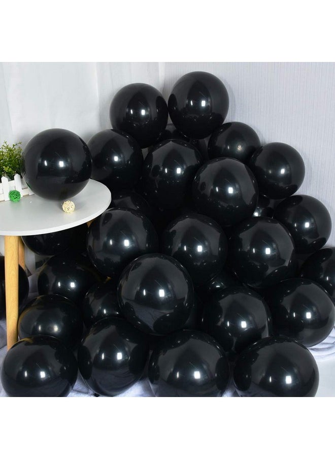 Party Propz Black Balloons -103Pcs For Happy Birthday Balloon Decoration Boys, men, Husband/Balloon Garland Kit/Metallic Helium Ballons/Ballon Items For Décor