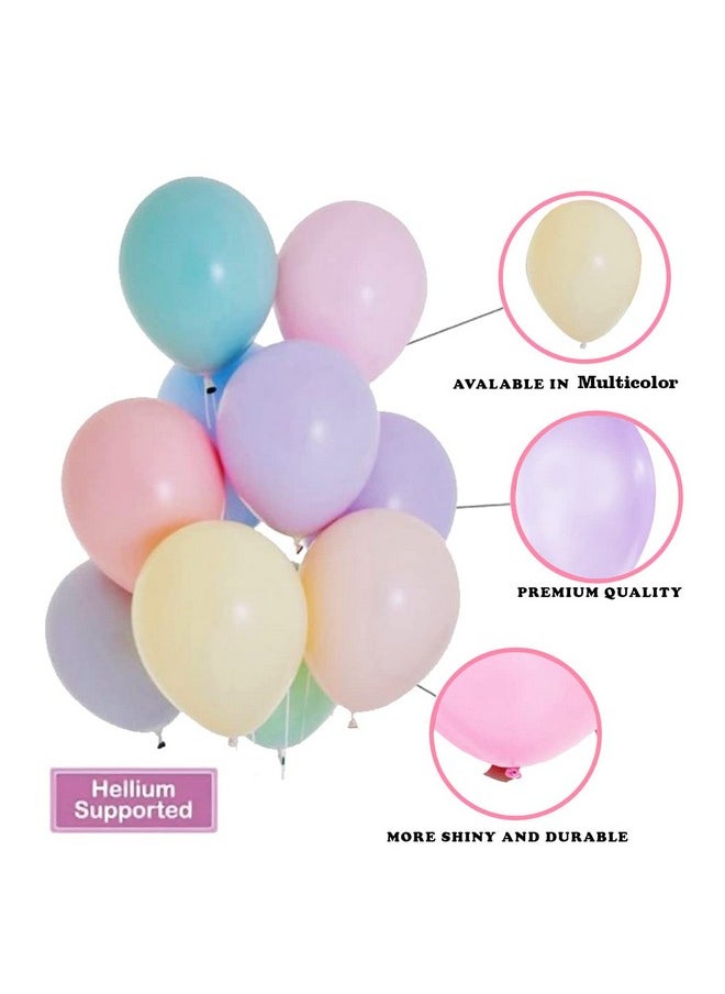 Party Propz Pastel Balloons for Birthday Decoration - 50Pcs Balloons for Decoration(Metal)