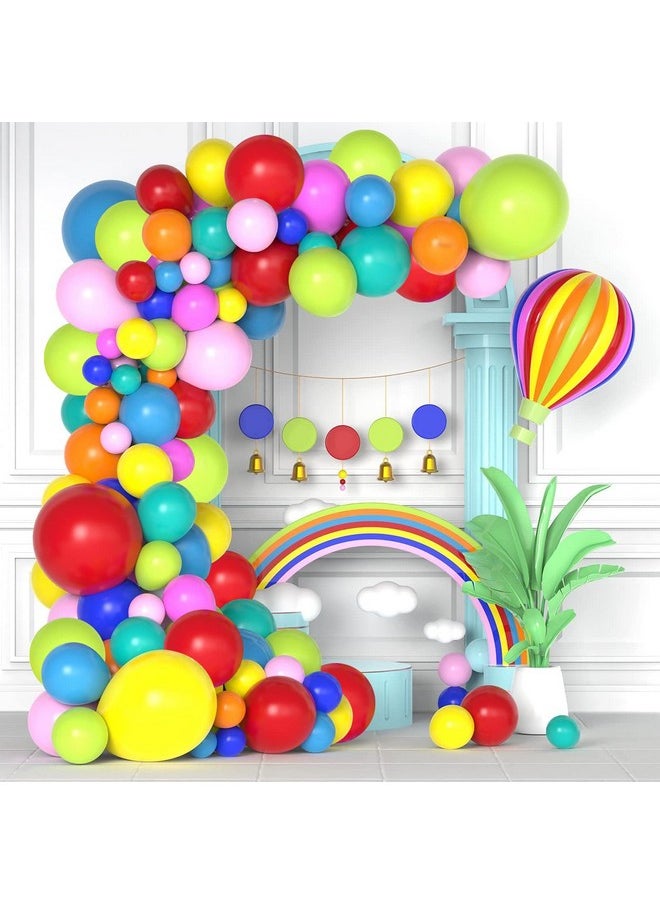 Party Propz Multicolor Metallic Balloons - Pack of 50 Pcs | Happy Birthday Decoration Items for Boy and Girl | Multicolor Metallic Balloons for Birthday Decoration | Anniversary Decoration Items