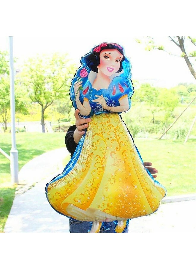 TOYXE Printed Snow White Princess Theme Party Decoration Balloon 5 Pcs Set