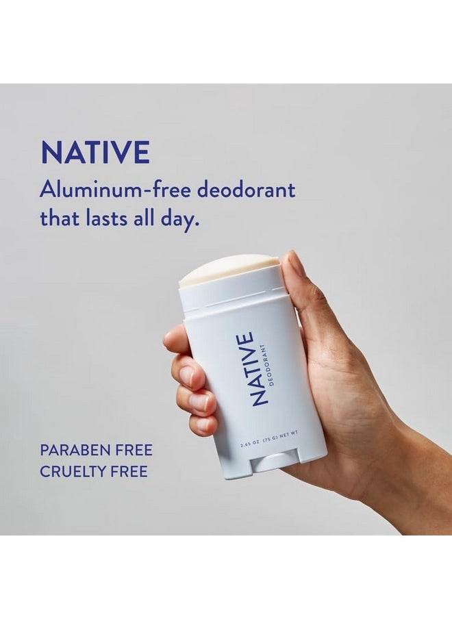 Native Deodorant | Natural Deodorant for Men, Aluminum Free with Baking Soda, Probiotics, Coconut Oil and Shea Butter | Charcoal