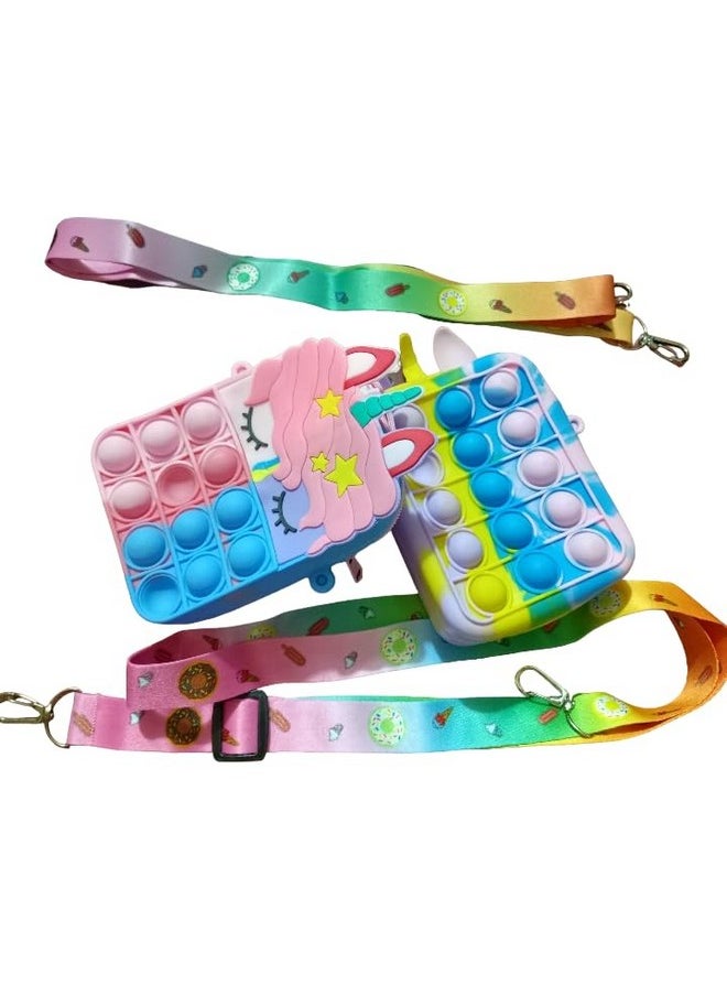 Manos Pop It Sling Bag Design Pack, 2 Pieces, Multi-Colour