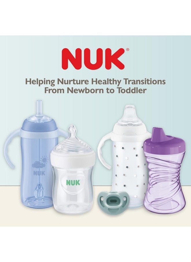 NUK Learner Straw Cup, 10oz - Toddler Cup with Soft Straw for Easy Drinking, Suitable for Ages 8 Months and Up