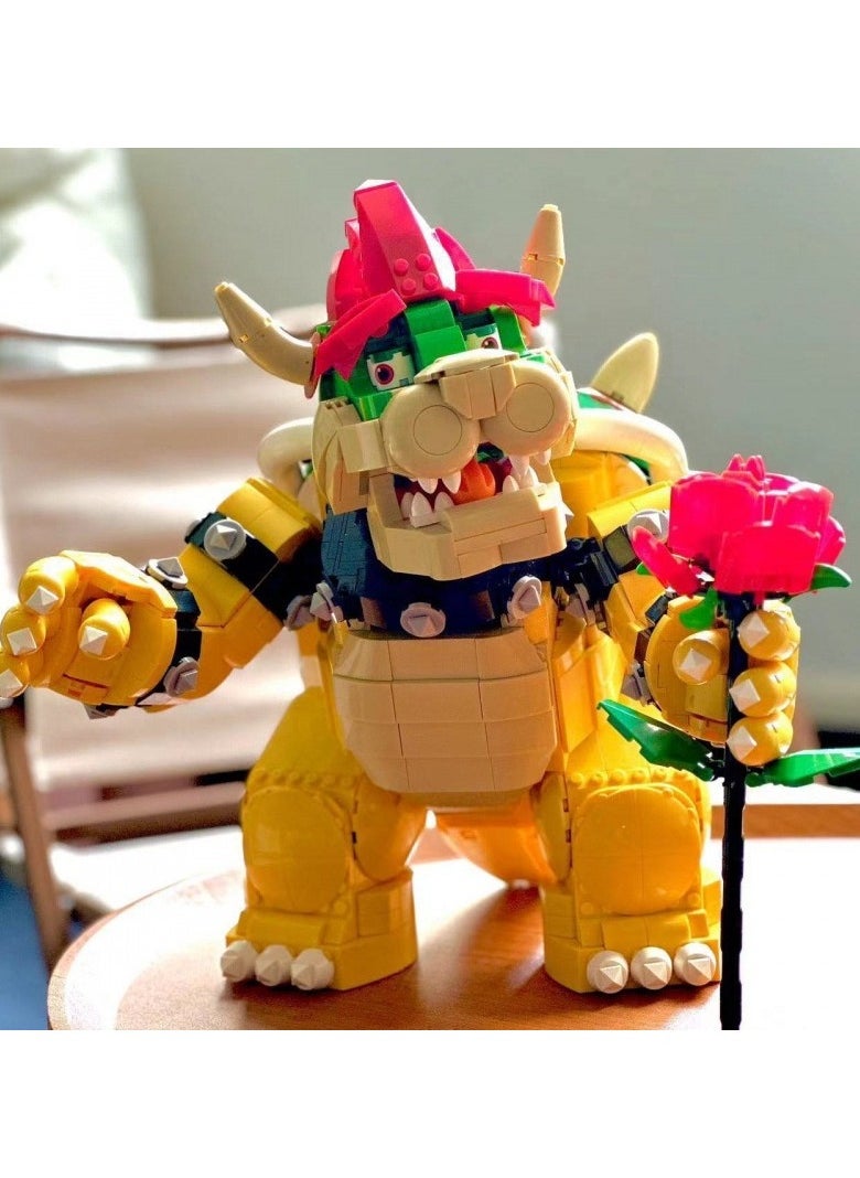 Cool King Koopa Mario Question Block Building Blocks Toy for Kids