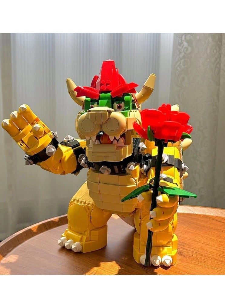 Cool King Koopa Mario Question Block Building Blocks Toy for Kids