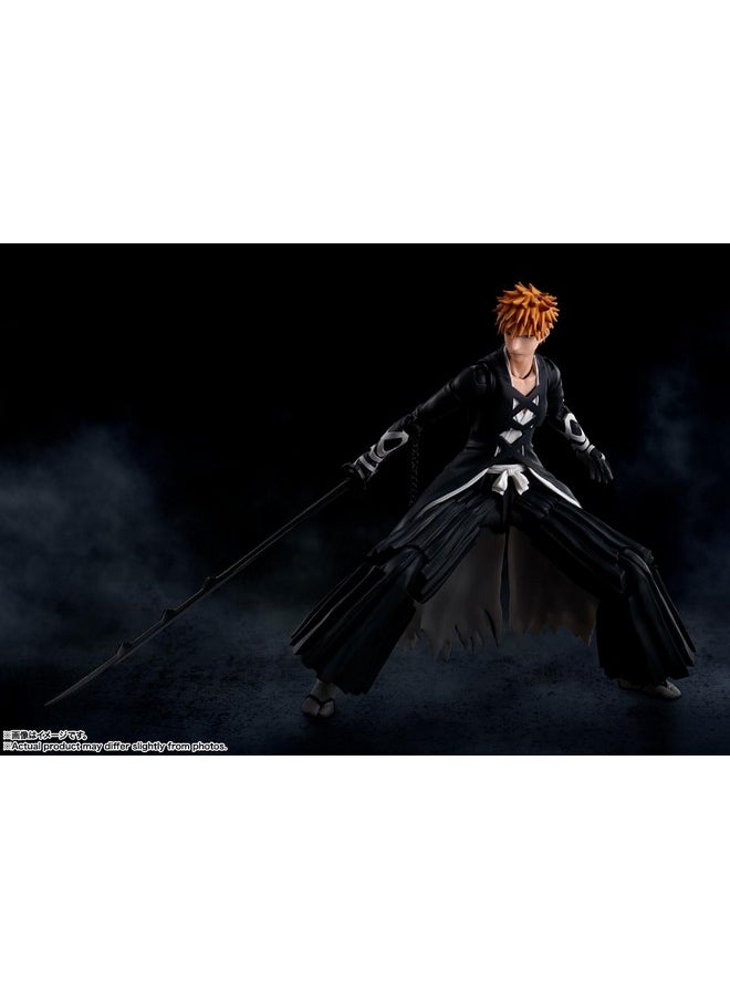 Tamashii Nations - Ichigo Kurosaki -Bankai Tensazagetsu- Bleach: Thousand-Year Blood War, Bandai Spirits S.H.Figuarts 6.1 Inch