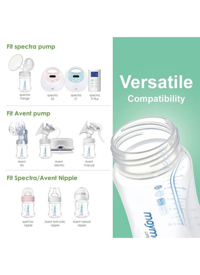 Wide Neck Breastmilk Collection n Storage Bottle 9oz; Re-markable SureSeal Disc. Fits Spectra S2 Spectra S1 Spectra 9 Plus and Avent Breastpump Replace Spectra Bottle, Avent Classic Natural Bottle