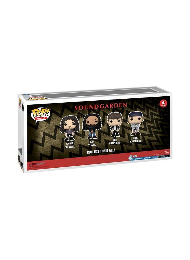 Funko Pop! Rocks: Soundgarden 4-Pack, Chris Cornell, Kim Thayil, Ben Shepherd, Matt Cameron