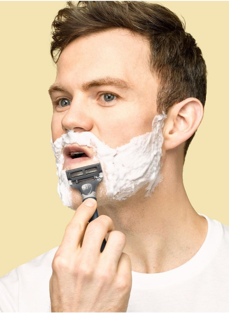 Men's 5 Blade Razor with 2 Cartridges