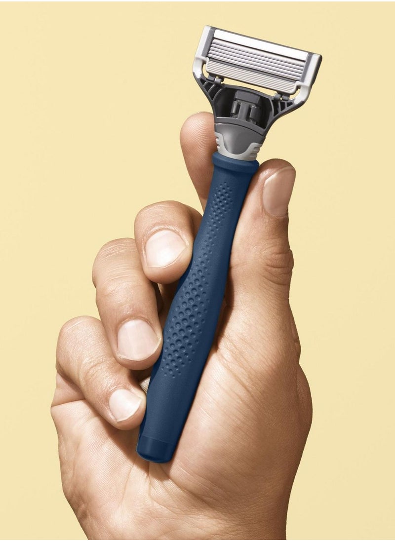 Men's 5 Blade Razor with 2 Cartridges