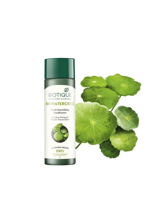 Bio Watercress Fresh Nourishing Conditioner For Dry Damaged Color Treated And Perm 120 Ml