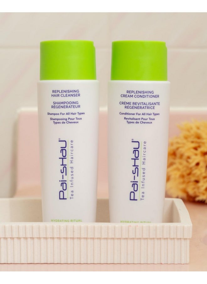 Pai-Shau Replenishing Cleanser and Conditioner Set - Hydrating Shampoo and Conditioner for All Hair Types - 2x250ml