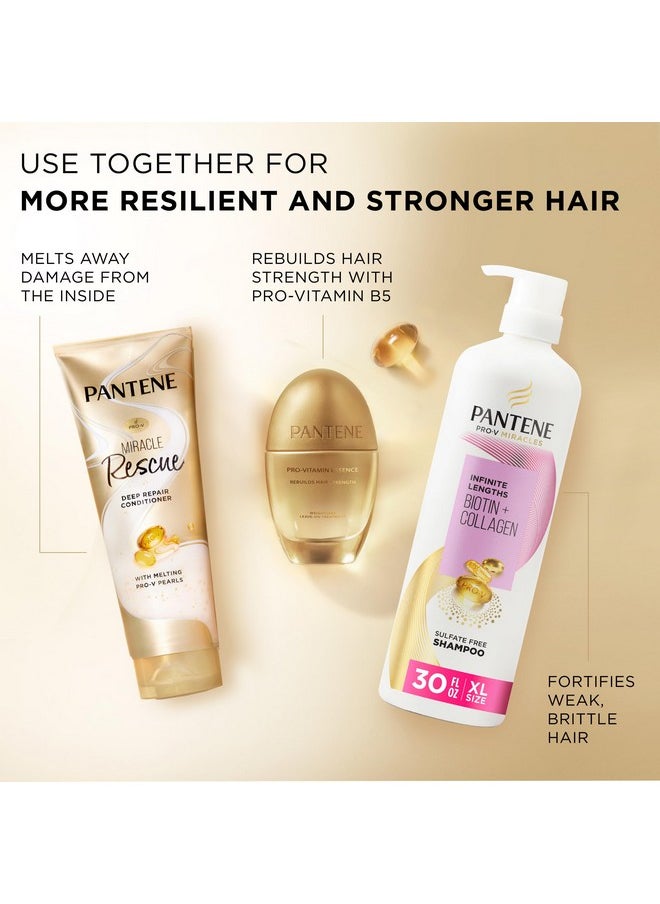 Pantene Miracle Rescue Deep Conditioner - Melting Pro-V Pearls for Dry, Damaged or Color-Treated Hair, Softens and Repairs, 8.0 oz