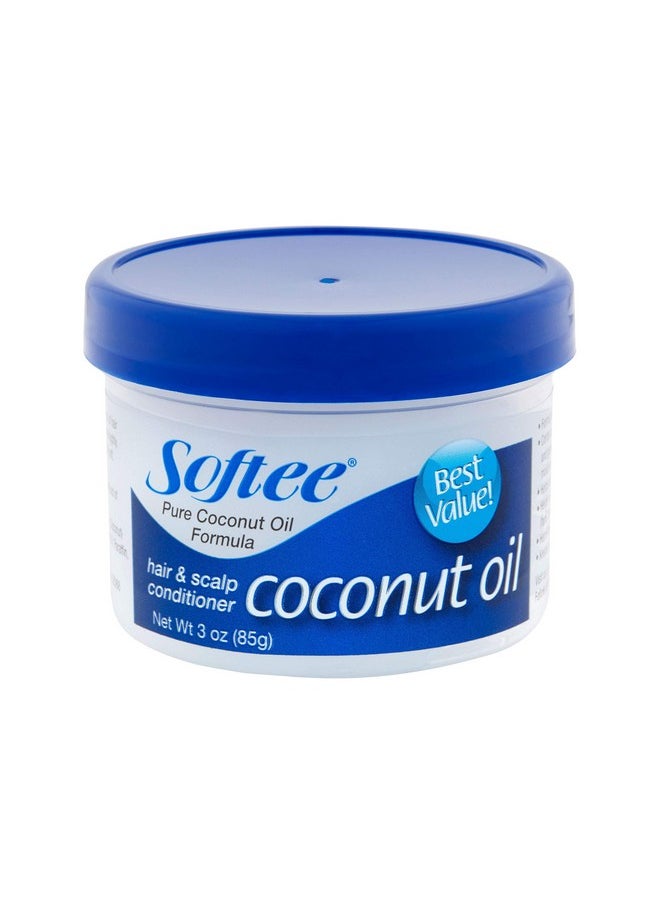 Softee Coconut Oil Hair & Scalp Conditioner 3 Oz