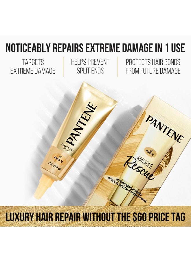 Pantene Shampoo & Conditioner Set, Daily Moisture Renewal with Pro-V Nutrients for Dry, Color-Treated Hair, Long-Lasting Hydration & Nourishment, 27.7 Fl Oz Each, 2-Pack + Miracle Rescue Shot (0.5 Oz)