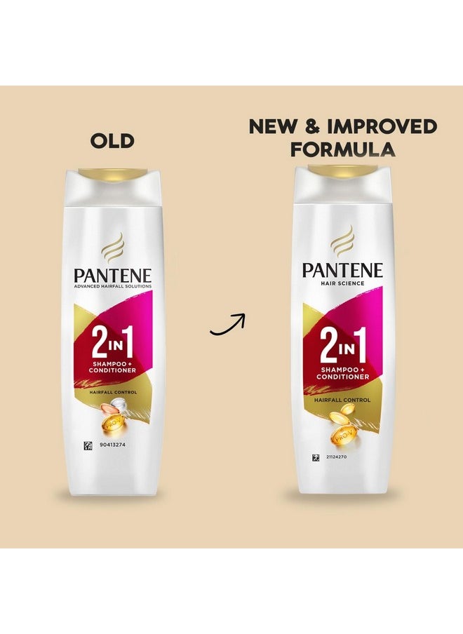 Pantene Advanced Hairfall Solution, 2in1 Anti-Hairfall Shampoo & Conditioner for Women, 340ML