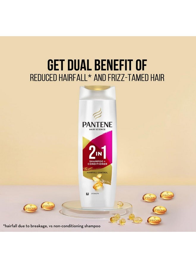 Pantene Advanced Hairfall Solution, 2in1 Anti-Hairfall Shampoo & Conditioner for Women, 340ML