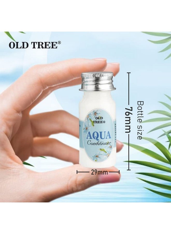 Old Tree Aqua Hair Conditioner Toiletries Kit 35ml - (Set of 50 Pcs) | Travel Size Conditioner Kit for Travelling, Hotel, Guest House | Hotel Amenities and Accessories for Dry & Fizzy Hair