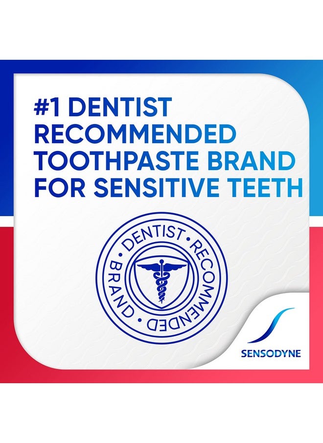 Sensodyne Sensitivity & Gum Sensitive Toothpaste for Gingivitis, Sensitive Teeth Treatment, Clean & Fresh - 3.4 Ounce (Pack of 4)