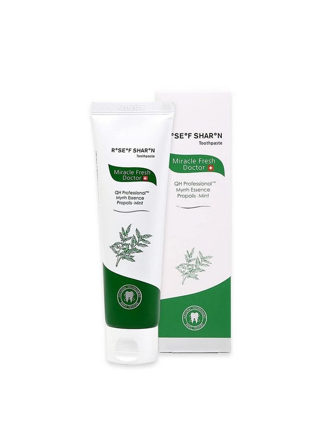 Rose of Sharon Toothpaste for Sensitive Teeth - SLS Free with Natural Ingredients 4.23oz