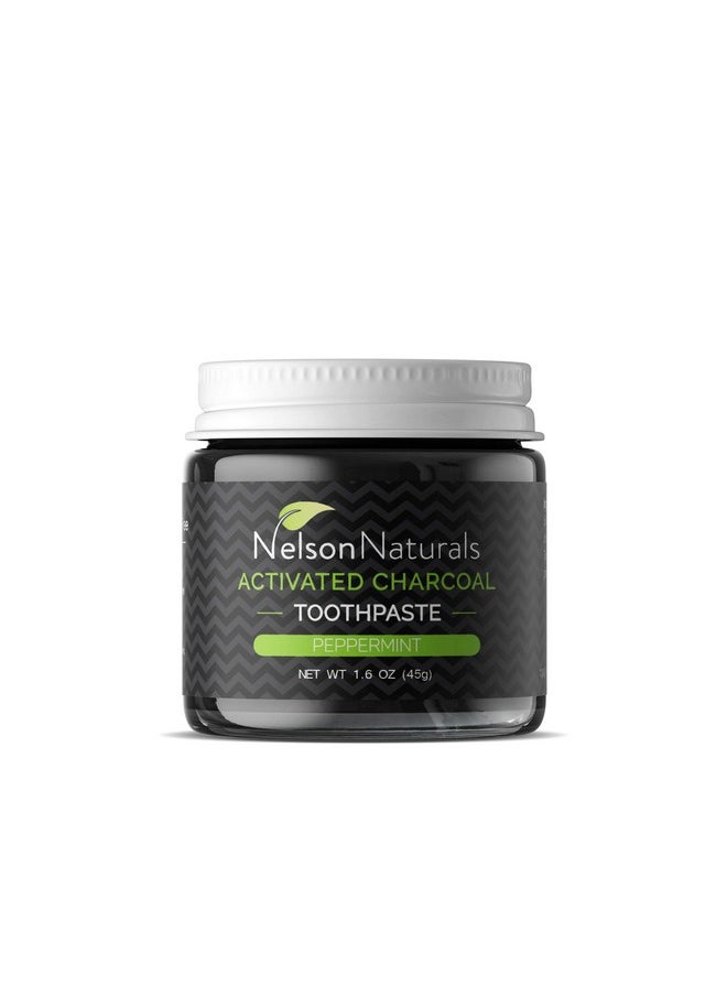 Nelson Naturals Activated Charcoal Toothpaste 1.6 oz - Peppermint