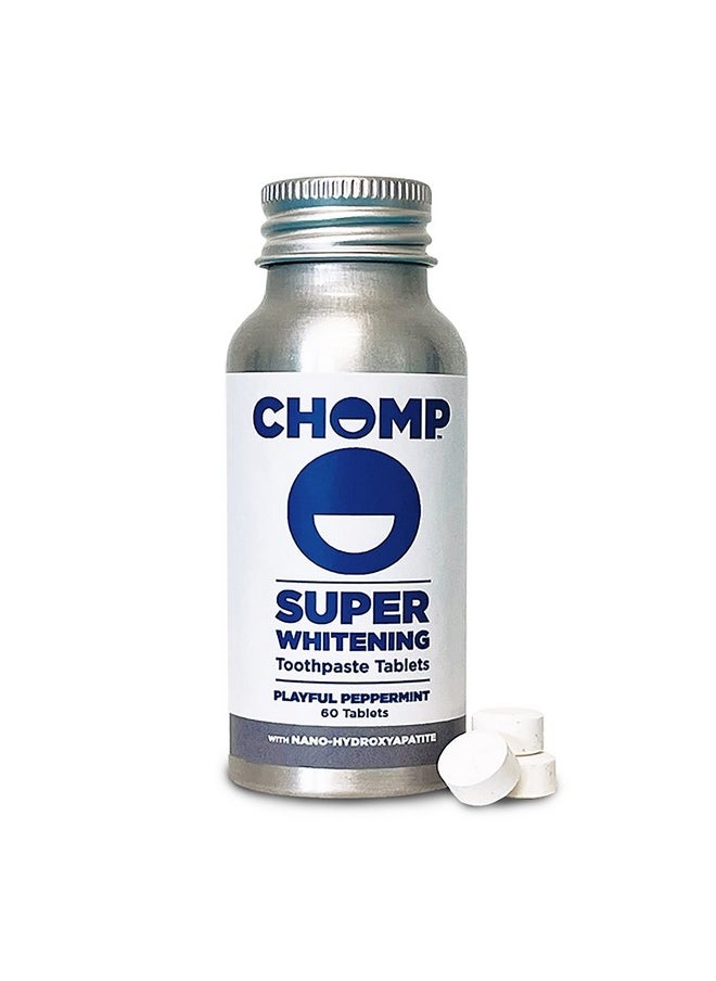 Chomp Super Whitening Toothpaste Tablets with Nano Hydroxyapatite