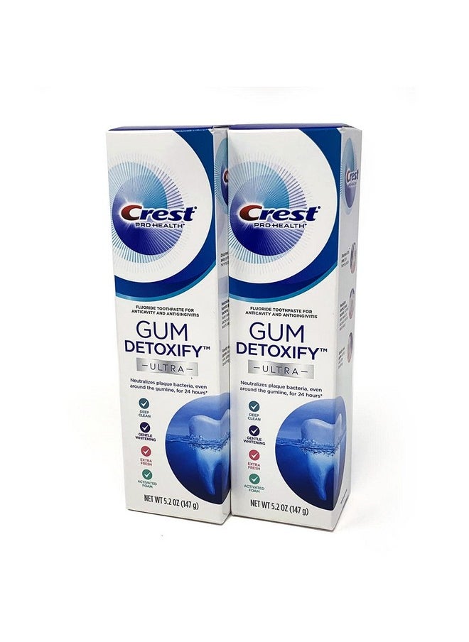 Crest Ultra Pro Health Gum Detoxify Tooth Paste (2-Pack)