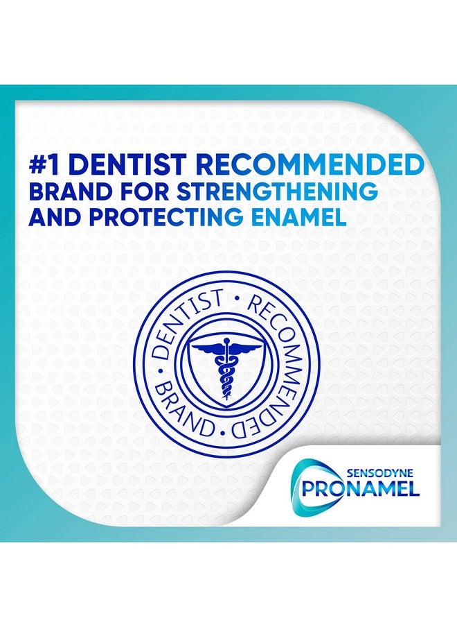 Sensodyne Pronamel Mineral Boost Enamel Toothpaste for Sensitive Teeth, to Replenish Minerals and Strengthen Enamel, Peppermint - 4 Ounces (Pack of 3)