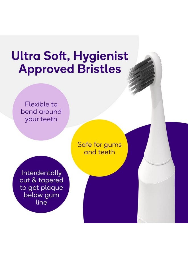 Burst Original Sonic Electric Toothbrush for Adults - Soft Bristle Toothbrush for Deep Clean, Stain & Plaque Removal - 3 Sonic Toothbrush Modes: Teeth Whitening, Sensitive, Massage - Rose Gold