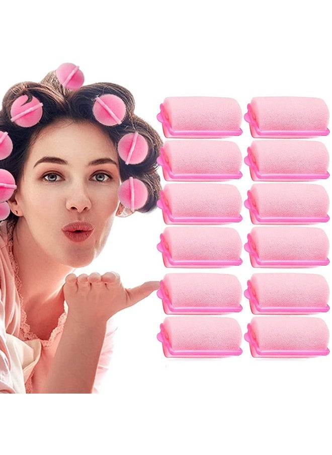 SISTER Foam Sponge Roller Heatless Hair Curler 12 Pcs Curls Roller Tools Wave Formers Hair Curls Overnight Curls Hair Styler Tool Set Hair Waver Hair Curlers Without Heat