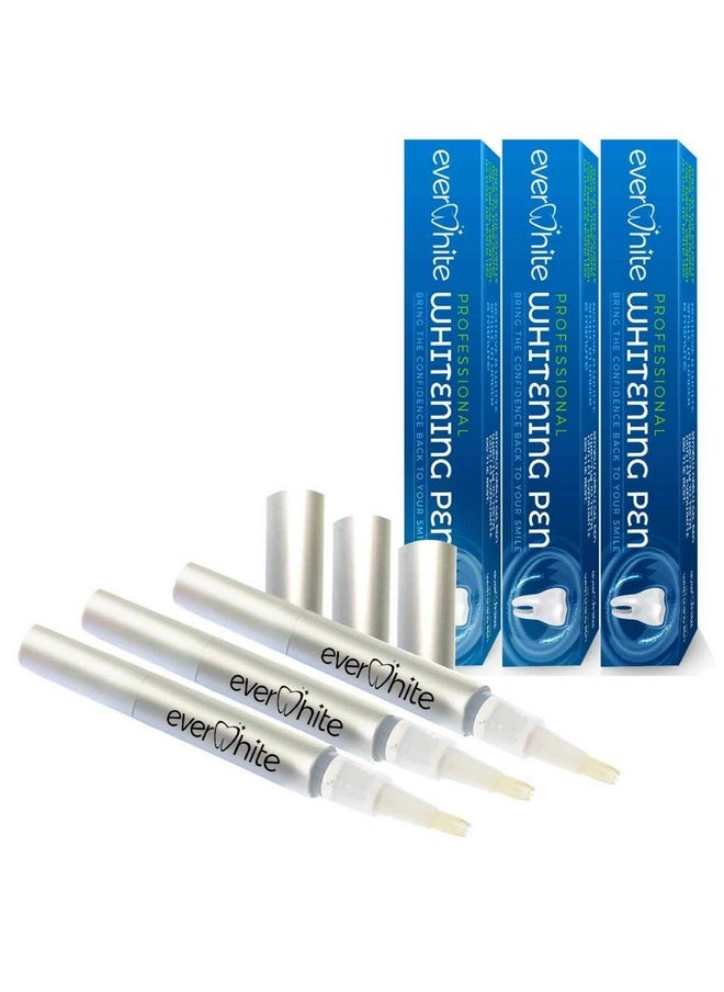 Everwhite Professional Affordable Teeth Whitening Pens (3-Pack)- 35% Carbamide Peroxide, Tooth Whitening In Under A Minute- For Sensitive Teeth