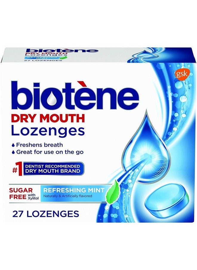 Biotene, Dry Mouth Lozenges, Refreshing Mint, 27 Count (Pack of 1)