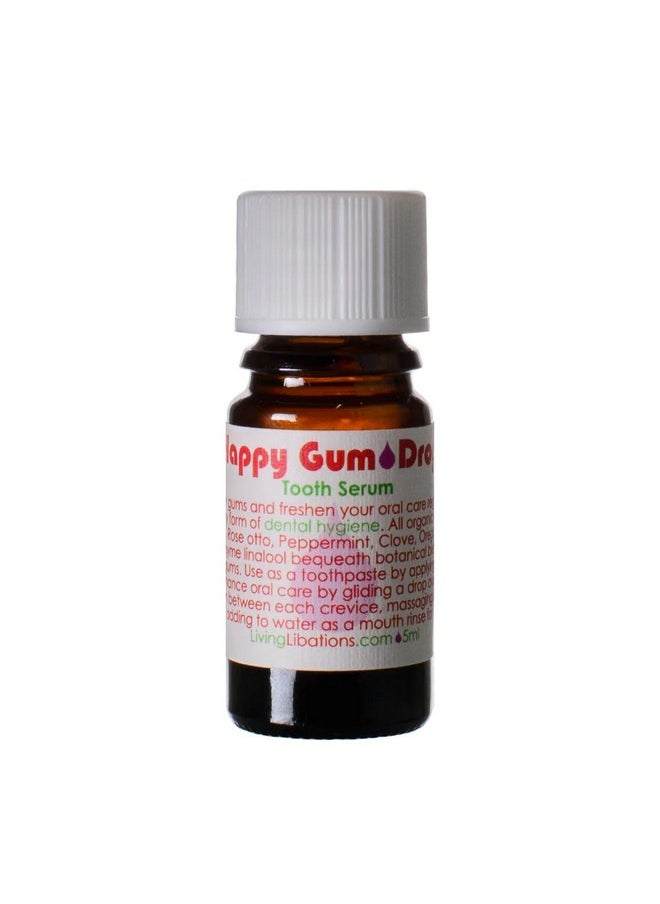 Living Libations - Organic Happy Gum Drops Tooth Serum for Clean Smiles | Natural, Wildcrafted, Vegan Clean Beauty (0.17 fl oz | 5 ml)