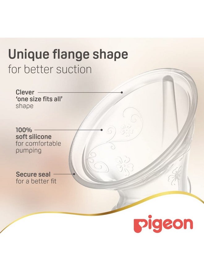 Pigeon Milk Saver Pump,Food Grade Silicone,Flange Seal,Better Latch Pump,BPA Free,BPS Free, 110 ml