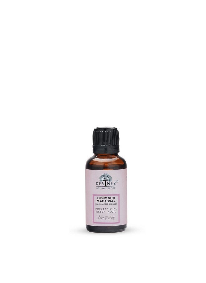Devinez Kusum Seed - Macassar, Schleichera oleosa Cold-Pressed Oil, 30ml 100% Pure, Natural & Undiluted for hairdressing and to helps hair growth