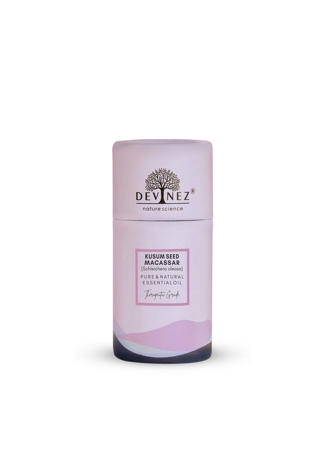 Devinez Kusum Seed - Macassar, Schleichera oleosa Cold-Pressed Oil, 30ml 100% Pure, Natural & Undiluted for hairdressing and to helps hair growth