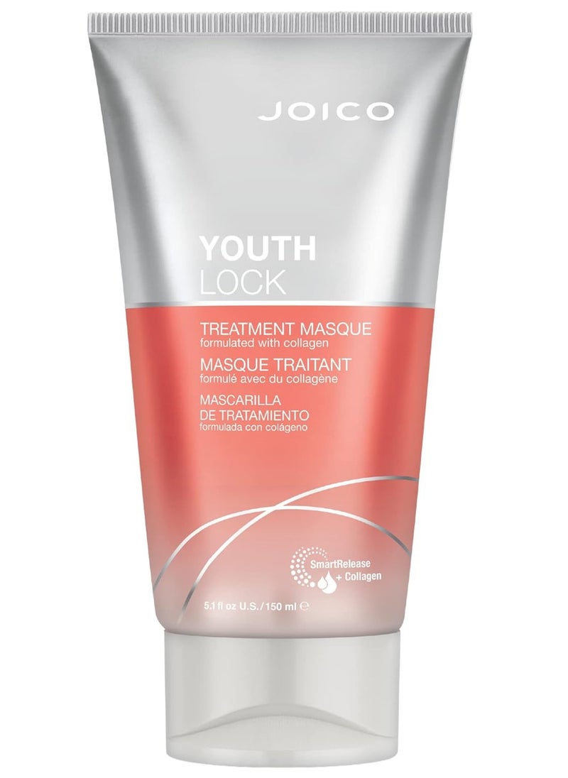 Joico YouthLock Treatment Masque Formulated With Collagen | Nourish & Soften Hair | Strengthen & Protect | Reduce Breakage & Frizz | Soften & Detangle Hair | Boost Shine | Sulfate Free | With Arginine