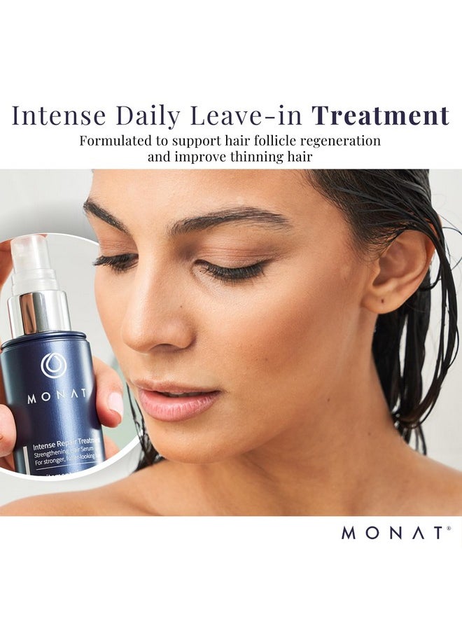 MONAT Intense Repair Treatment for Thinning Hair - Daily Leave-In Treatment Stimulates Hair Follicles & Promotes Fuller-Looking Hair, Safe for Colored & Chemically Treated Hair