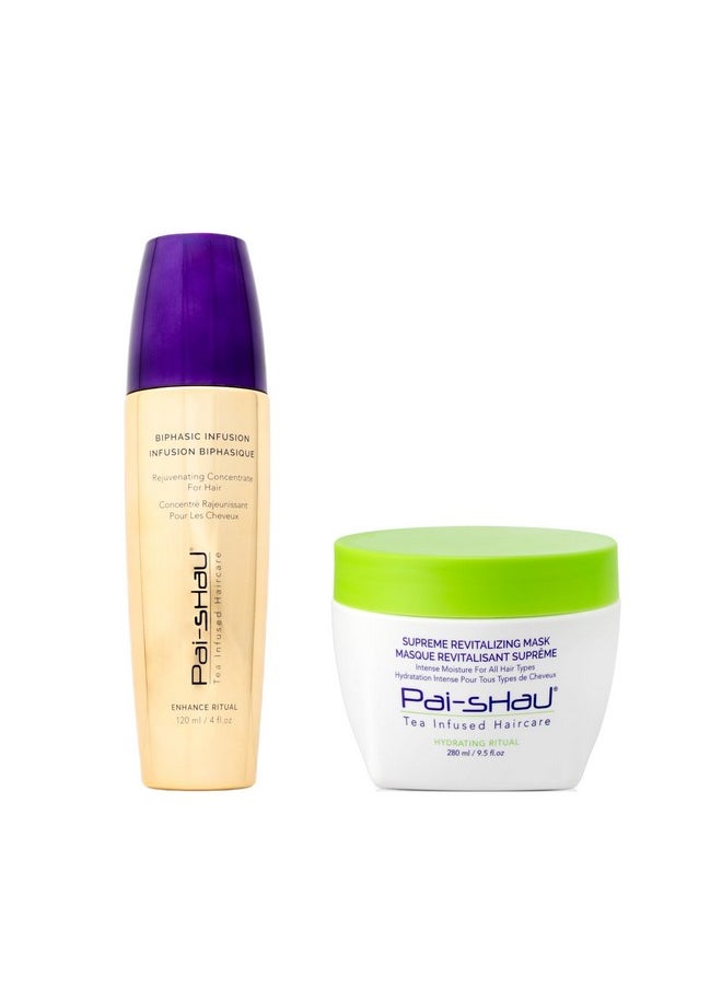 Pai-Shau Biphasic Infusion and Supreme Revitalizing Conditioner, 250ml, Unisex