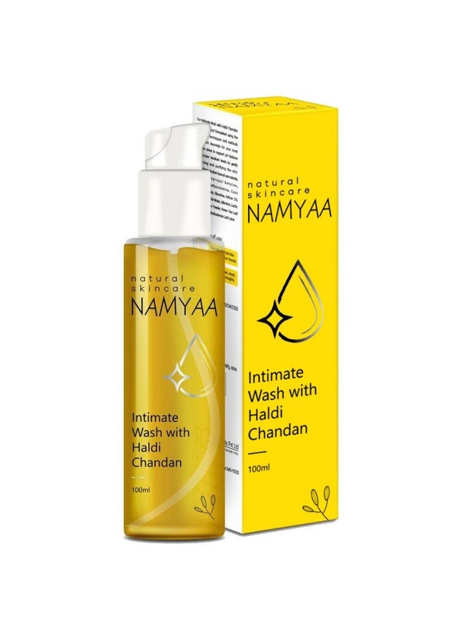 Namyaa Haldi Chandan Intimate Hygiene Wash | With Germ and Odour Protection | pH Balanced 100g