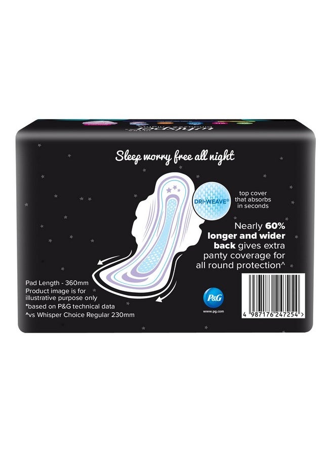 Bindazzz Nights Sanitary Pads, 30 Xxl+ Pads, Upto 0% Leaks All Night Long, For Heavy Flow, 40% Longer & Wider Back, Comfortable Cushiony Soft Wings, Disposable Wrapper