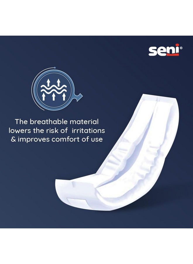 Seni Man Bladder Control Super Pads - 20 Pieces - Unisex